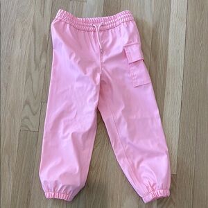 Hatley Pink Rain Pants NWOT